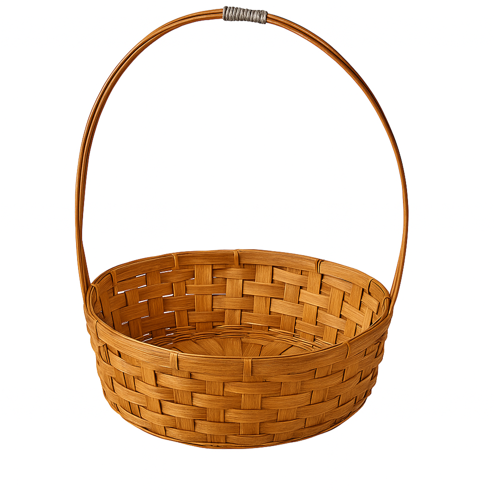HANDLED BASKET - 14" - Brown
