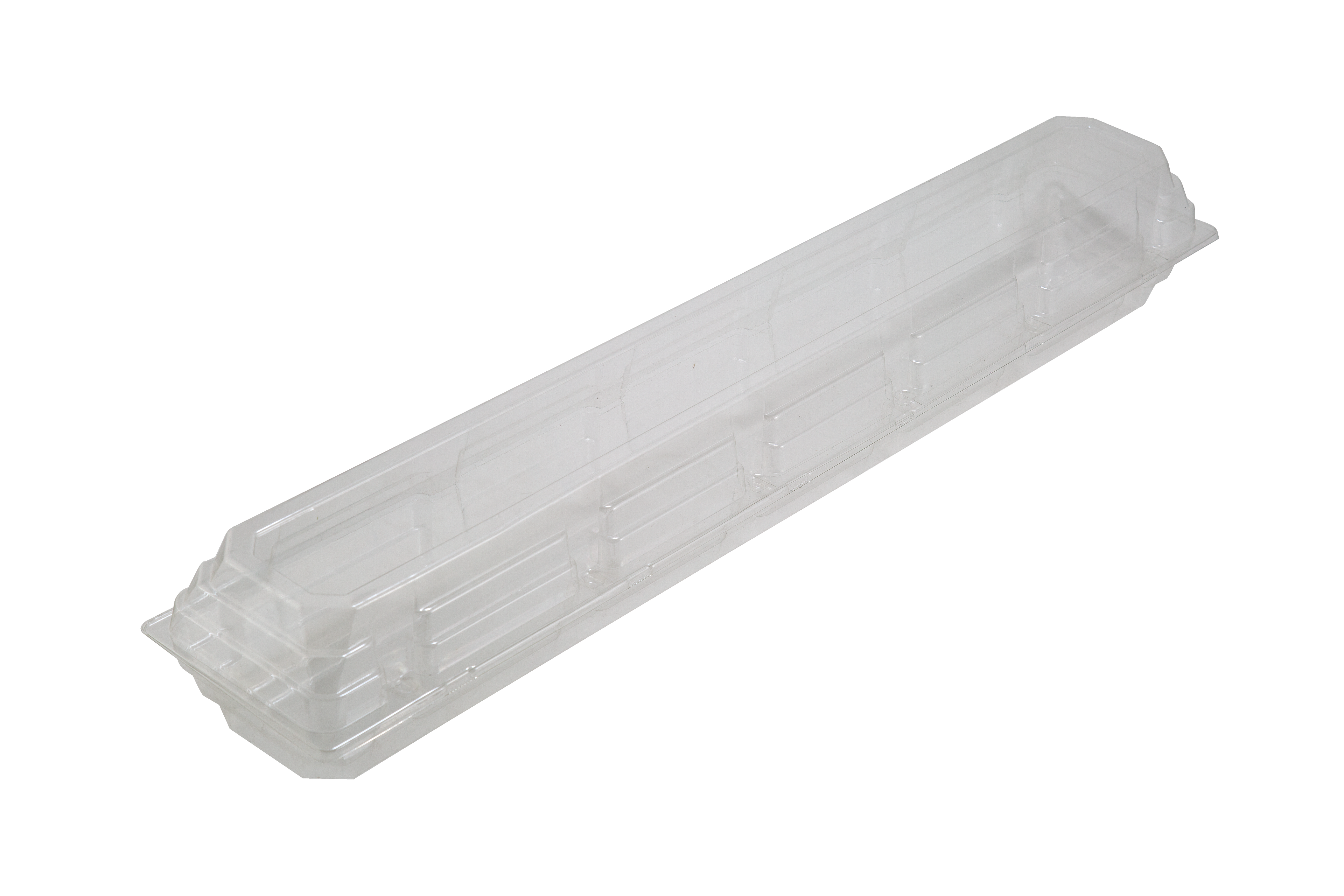 PLASTIC ROSE BOX - 25" × 5"