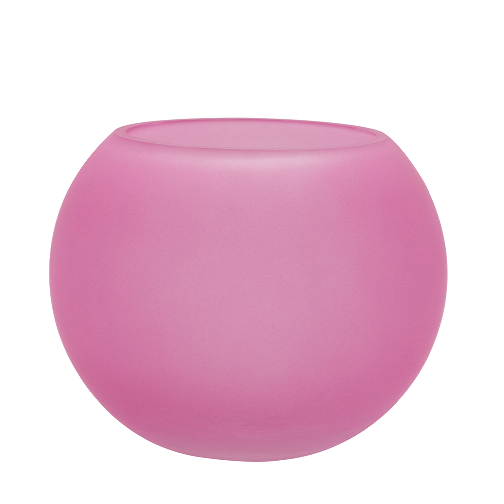 GLOBE VASE - 4.5" × 6" - Pink