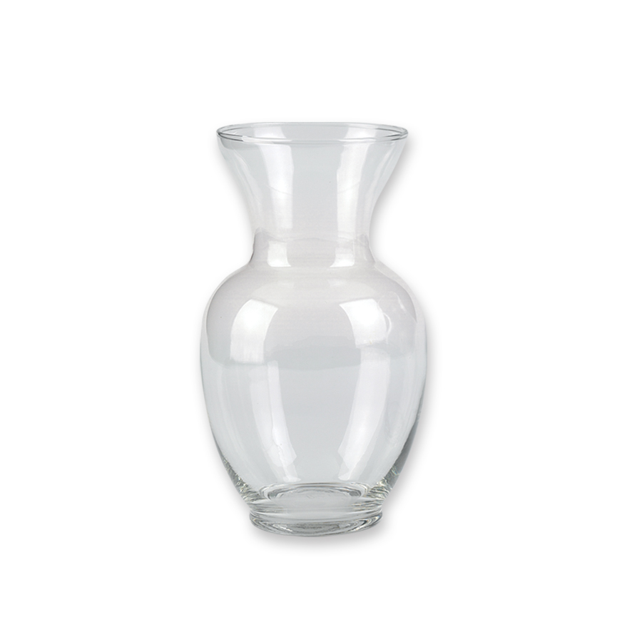 GLASS URN VASE