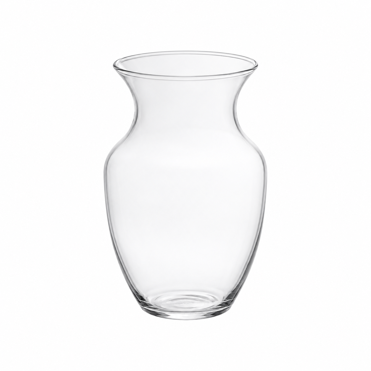 CURVED GLASS VASE