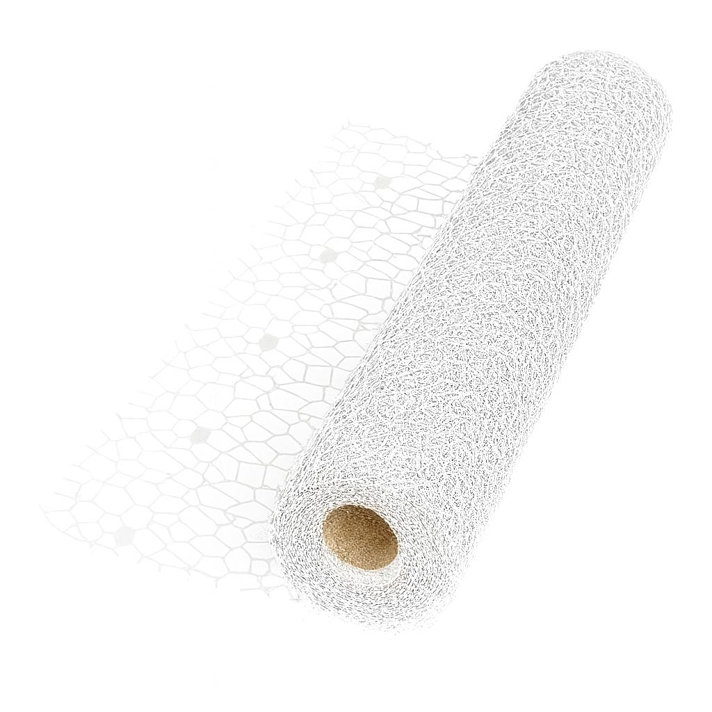 SISAL MESH | 10-Yards per Roll - White
