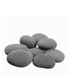 FLAT ROCKS | 5-Pounds per Pack - 75MM - Gray