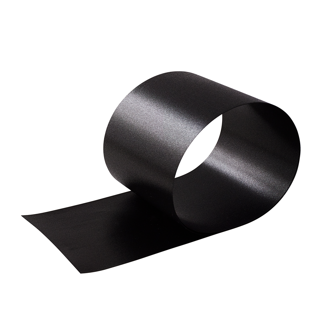 POLY SATIN RIBBON | 100-Yards per Roll - 2 3/4" - Black