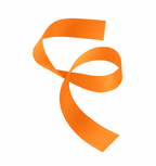 POLY SATIN RIBBON | 100-Yards per Roll - 1 3/8" - Orange