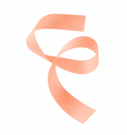 POLY SATIN RIBBON | 100-Yards per Roll - 1 3/8" - Peach