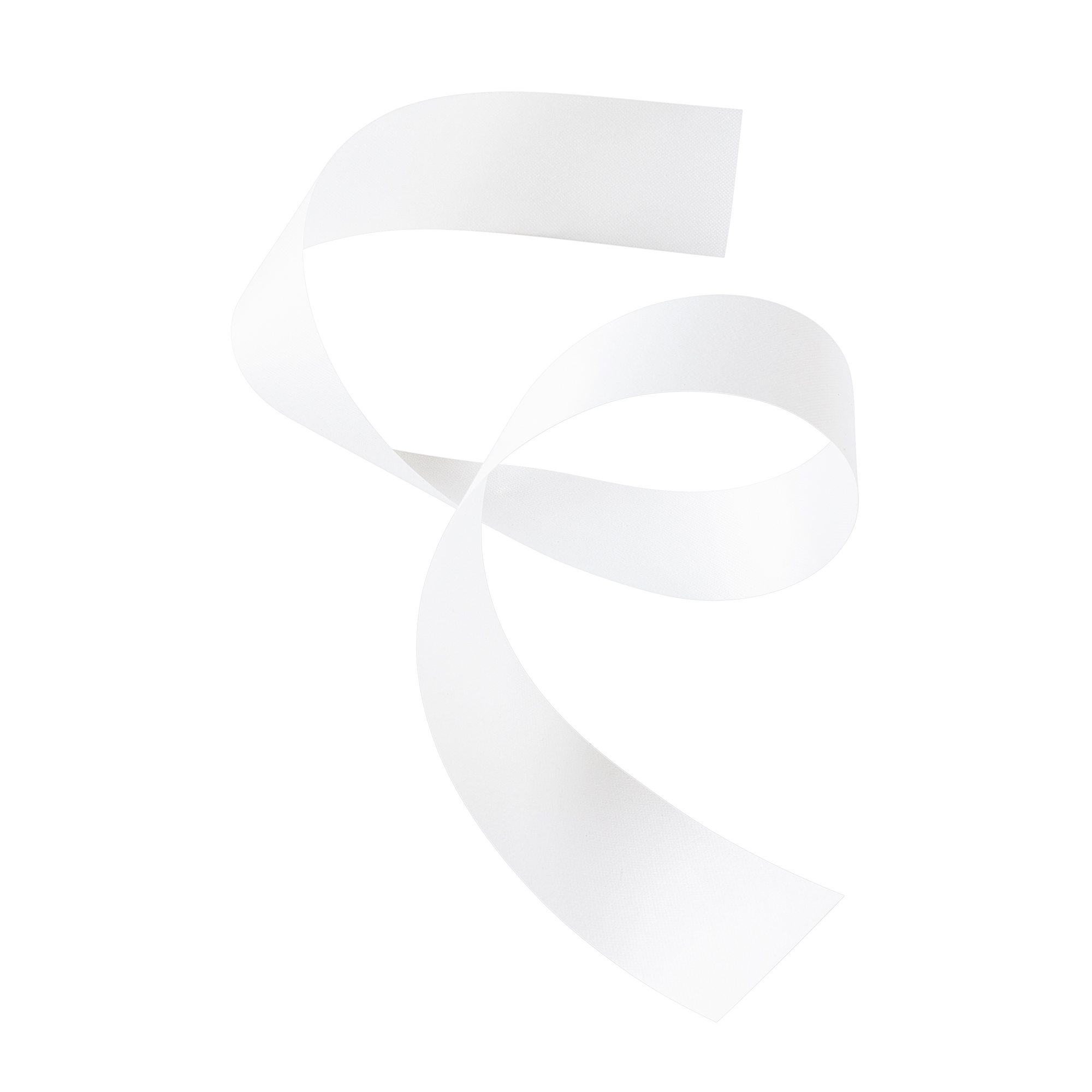 POLY SATIN RIBBON | 100-Yards per Roll - 1 3/8" - White