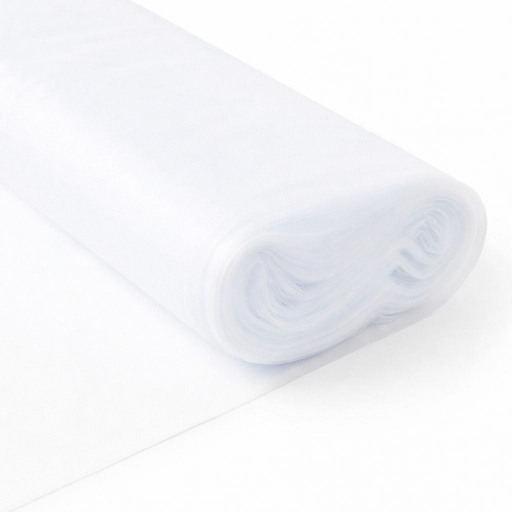 TULLE BOLT | 40-Yards per Roll - White