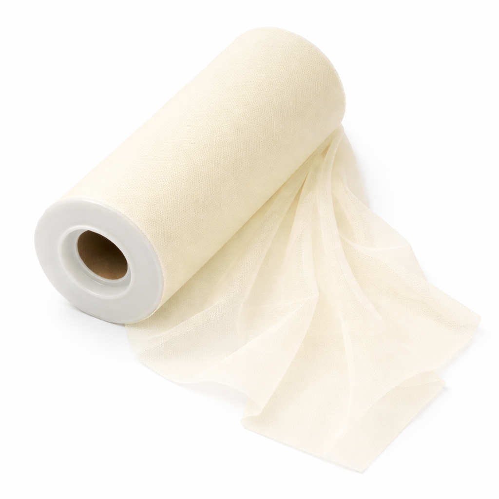 TULLE | 25-Yards per Roll - Ivory