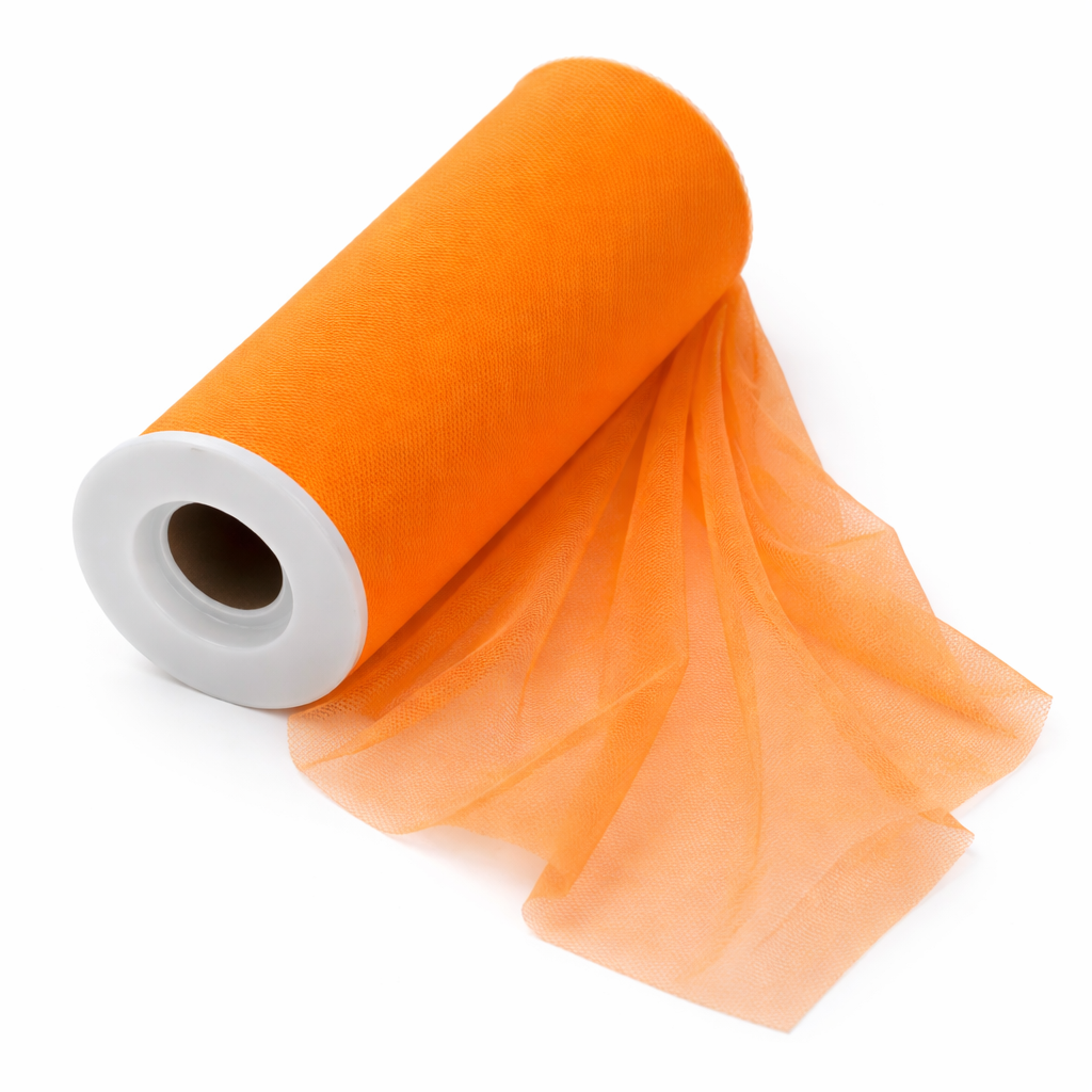TULLE | 25-Yards per Roll - Orange