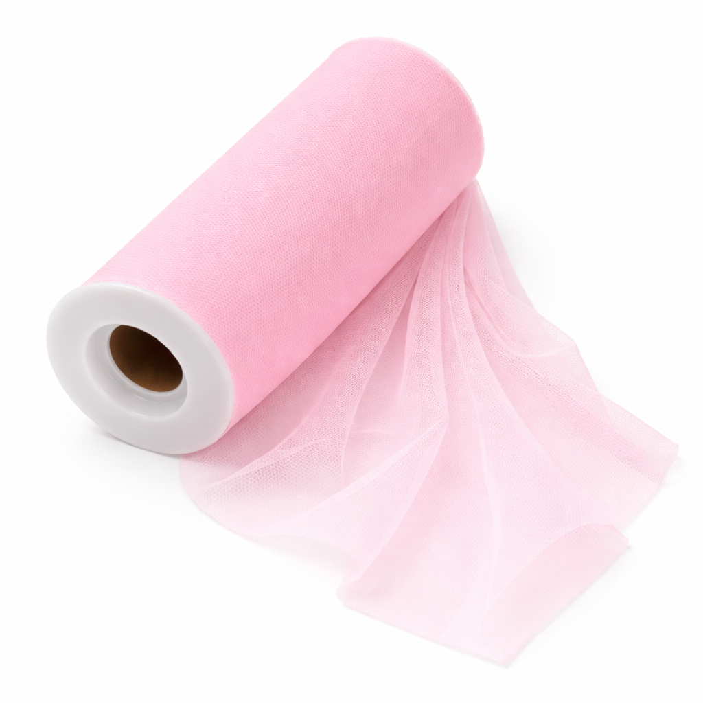 TULLE | 25-Yards per Roll - Pink