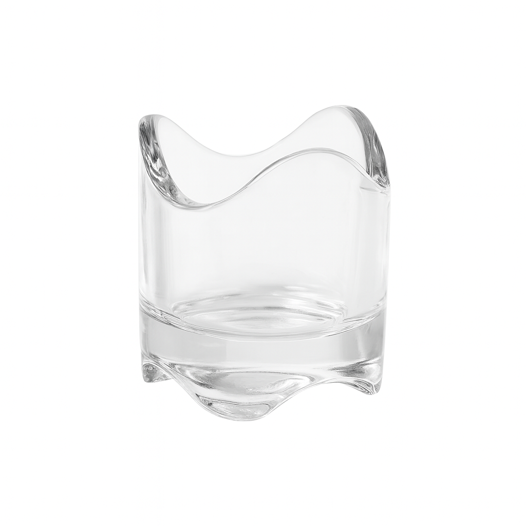 WAVY TEALIGHT/VOTIVE CANDLE HOLDER