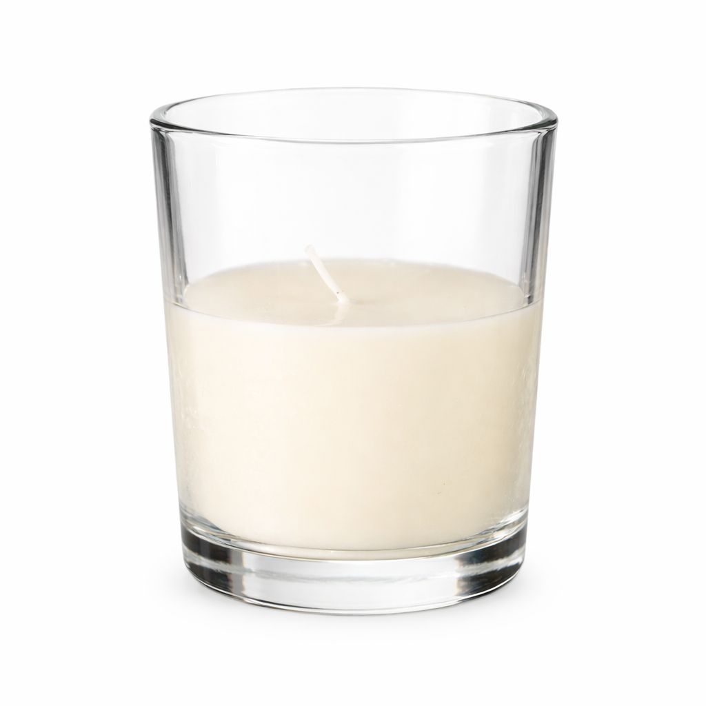 PREFILLED SHOT VOTIVE GLASS - Ivory - 36-Piece per Pack