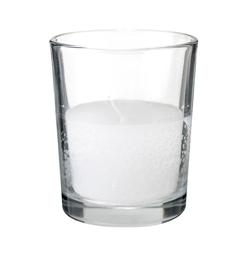 PREFILLED SHOT VOTIVE GLASS - Clear - 36-Piece per Pack