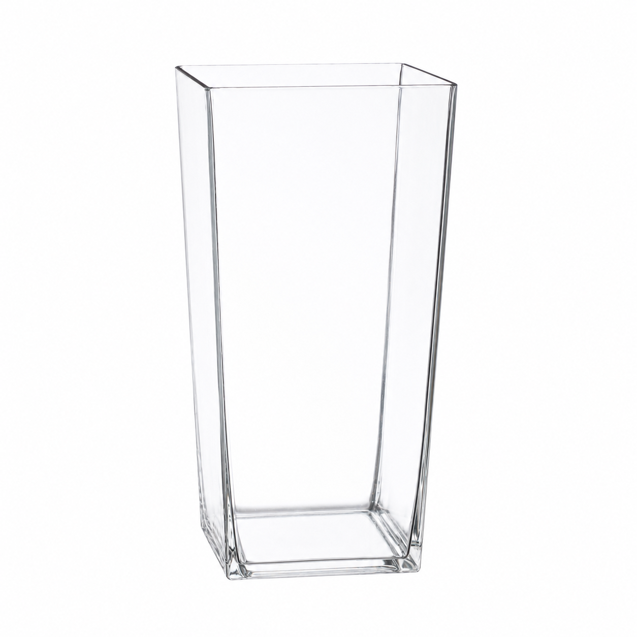 RECTANGLE TAPERED VASE