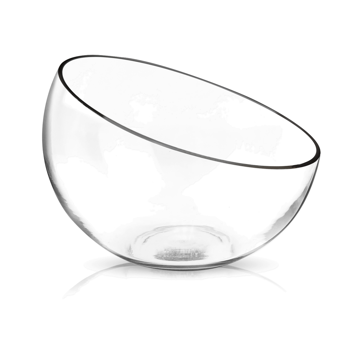 SLANTED GLASS BOWL
