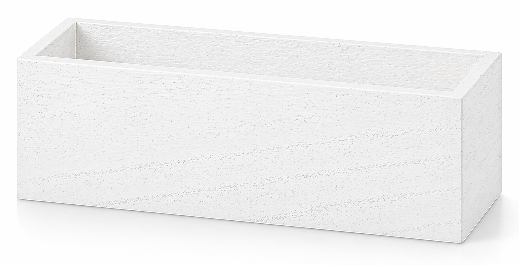 WOODEN FLORAL BOX - 8" × 4" × 4" - White